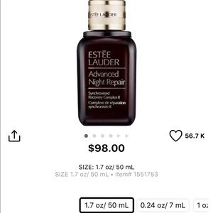 Estée Lauder night serum